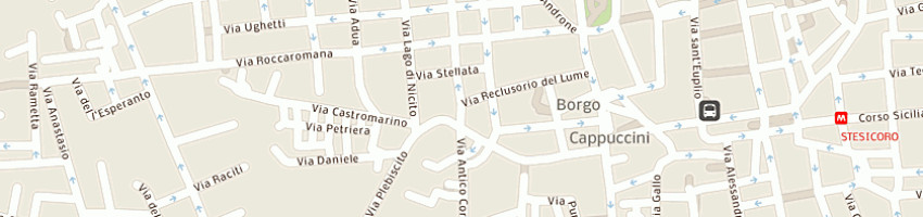 Mappa della impresa papa emanuele a CATANIA