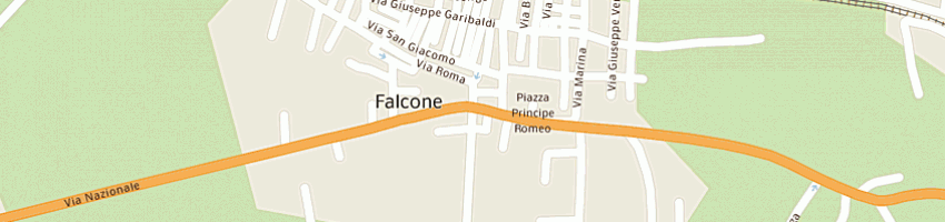 Mappa della impresa centro estetico snc di fama' grazia e c a FALCONE