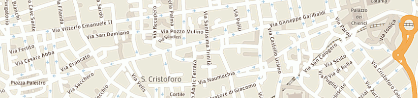 Mappa della impresa licari pippo a CATANIA