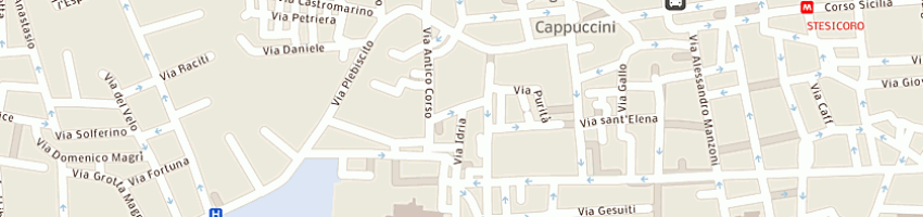 Mappa della impresa azienda ospedali vittorio emanuele ferrarotto sbambino a CATANIA