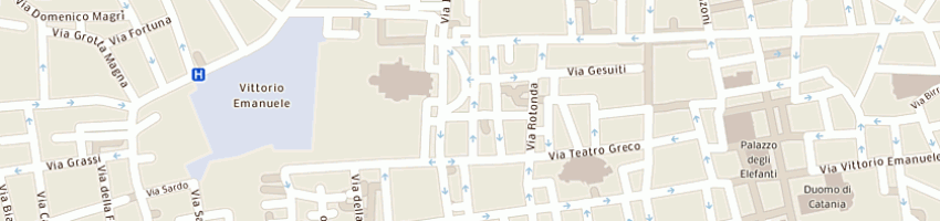 Mappa della impresa azienda unita' sanitaria locale n3 farmacia a CATANIA