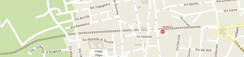 Mappa della impresa drink shop center a CATANIA