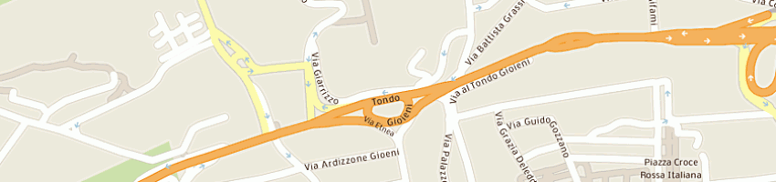 Mappa della impresa trattoria del parco gioeni di martucci addolorata e c sas a CATANIA