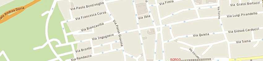 Mappa della impresa i capricci della frutta di facciola' michelangelo a CATANIA