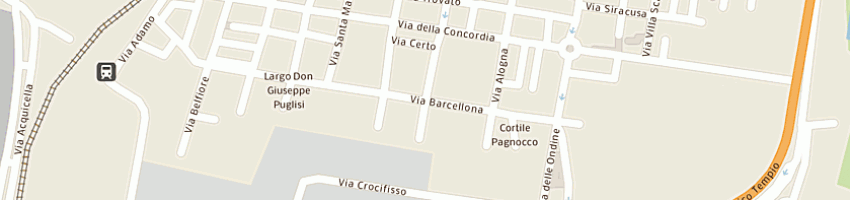 Mappa della impresa c e d di cosentino erasmo e c snc a CATANIA
