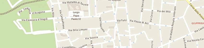 Mappa della impresa viola flli snc a CATANIA