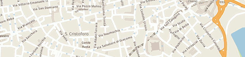 Mappa della impresa chiesa evangelica valdese a CATANIA