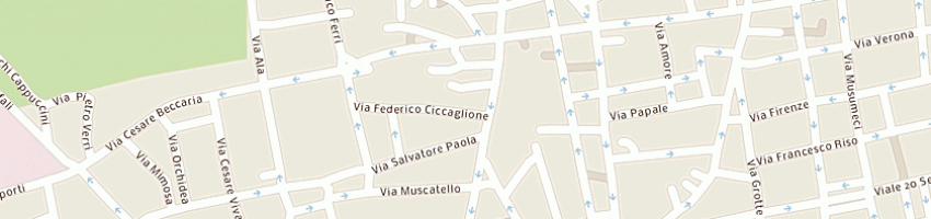 Mappa della impresa nuova centralcolor srl a CATANIA
