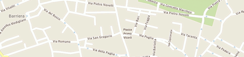Mappa della impresa farmacia la corte a CATANIA