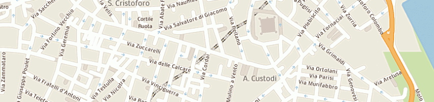 Mappa della impresa poste italiane spa a CATANIA