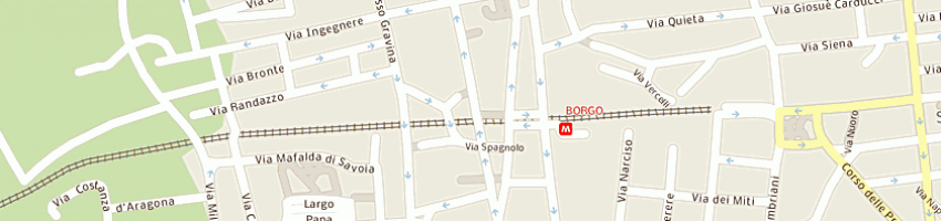 Mappa della impresa danese alfredo a CATANIA