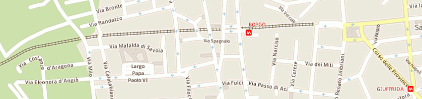 Mappa della impresa padella natala a CATANIA
