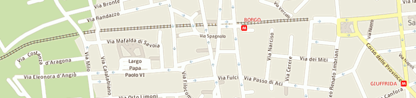Mappa della impresa vetri pagano sebastiana a CATANIA