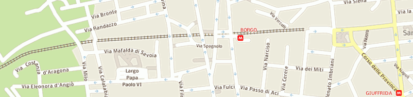 Mappa della impresa laboratorio odontotecnico gissara g e massaro gsnc a CATANIA