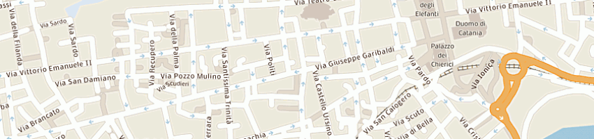 Mappa della impresa piccoli passi di foti giuseppe a CATANIA