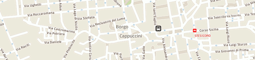 Mappa della impresa caffe'deniro di bellia pietro a CATANIA