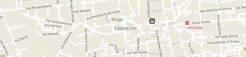 Mappa della impresa santoro saverio a CATANIA