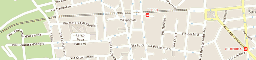 Mappa della impresa gracy estetica di graziella marchese e c sas a CATANIA