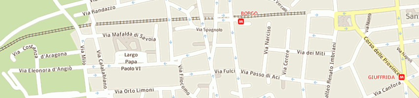 Mappa della impresa banca banca di roma spa a CATANIA