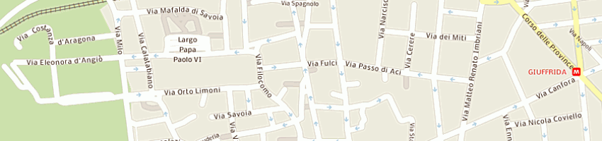Mappa della impresa di gesu' francesca a CATANIA