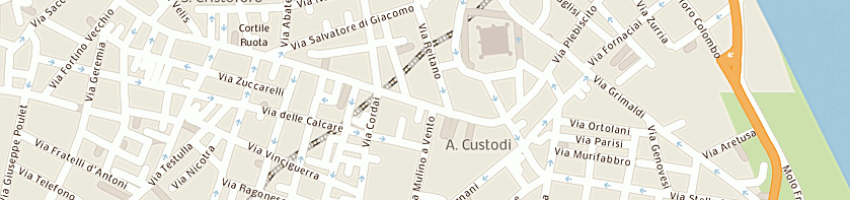 Mappa della impresa privitera stefano a CATANIA