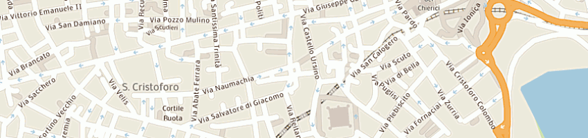 Mappa della impresa ingrosso alimentari romeo di romeo alfio snc a CATANIA