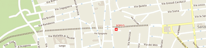 Mappa della impresa lamiani salvatore a CATANIA