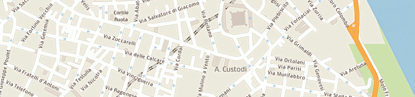Mappa della impresa di benedetto santo a CATANIA