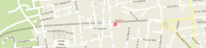 Mappa della impresa autoricambi motta srl a CATANIA