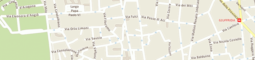 Mappa della impresa tomasello giuseppe ugo a CATANIA