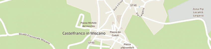 Mappa della impresa vecchiolla matteo a CASTELFRANCO IN MISCANO