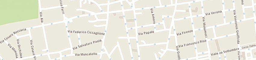 Mappa della impresa il triangolo srl a CATANIA