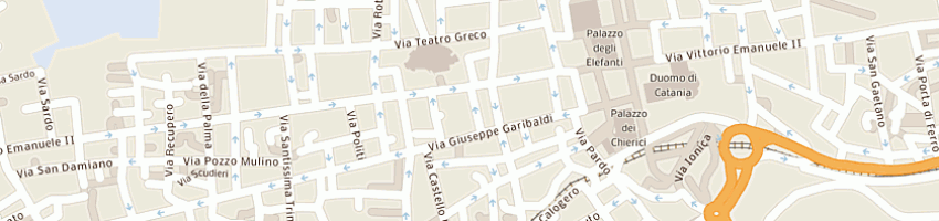 Mappa della impresa bellafiore drv tinnirello a fazio a a CATANIA