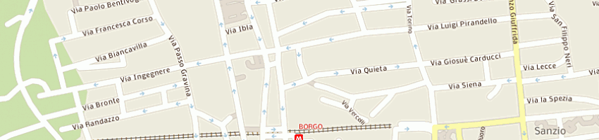 Mappa della impresa lanfracad a CATANIA