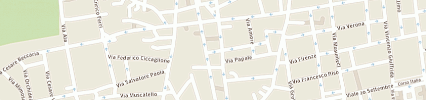 Mappa della impresa l'arco di maria rizzo a CATANIA