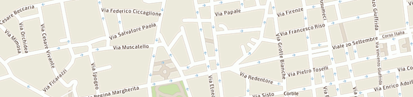 Mappa della impresa pizza piu' di isaia aurora a CATANIA