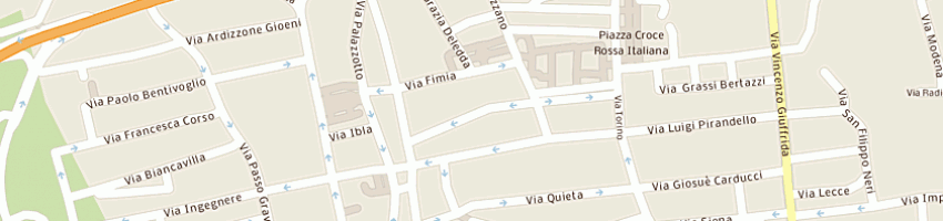 Mappa della impresa cda srl a CATANIA