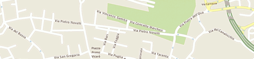 Mappa della impresa de naro papa raffaele a CATANIA
