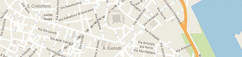 Mappa della impresa cereria viola giuseppe a CATANIA