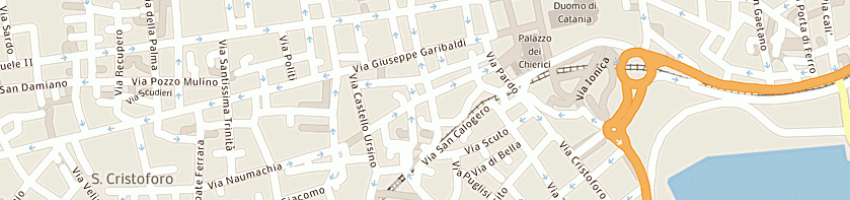 Mappa della impresa casa market di scollo cosima e c sas a CATANIA
