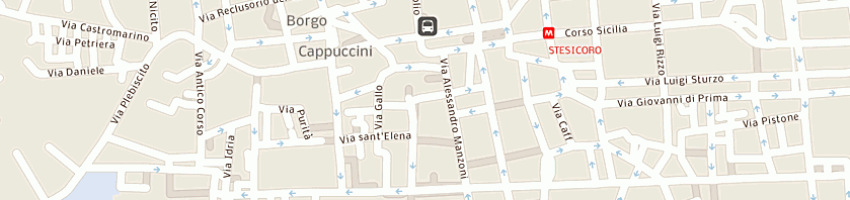 Mappa della impresa confraternita dei ssantonio ed euplio a CATANIA