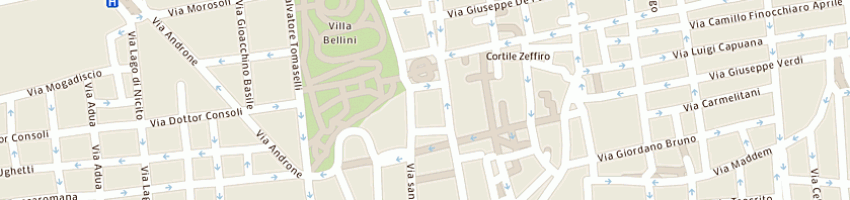 Mappa della impresa ministero delle comunicazioni a CATANIA