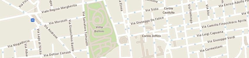 Mappa della impresa musumarra a CATANIA