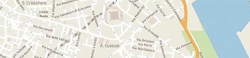 Mappa della impresa castiglia giuseppe a CATANIA