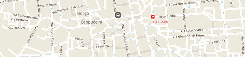 Mappa della impresa sortino aurelio e figlio a CATANIA