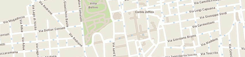 Mappa della impresa collezioni srl a CATANIA