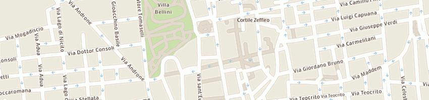 Mappa della impresa btf eventi sas di marcello motta e c a CATANIA