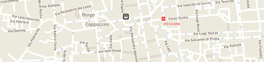 Mappa della impresa nobile sebastiana a CATANIA