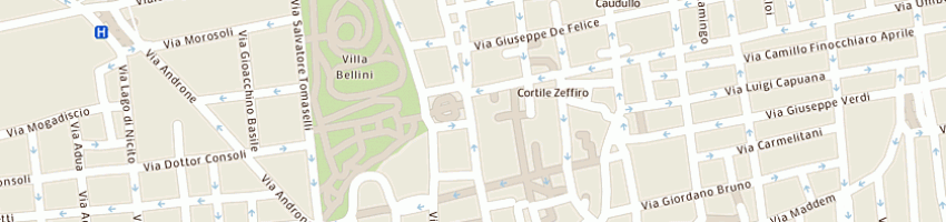 Mappa della impresa unicredit banca spa a CATANIA