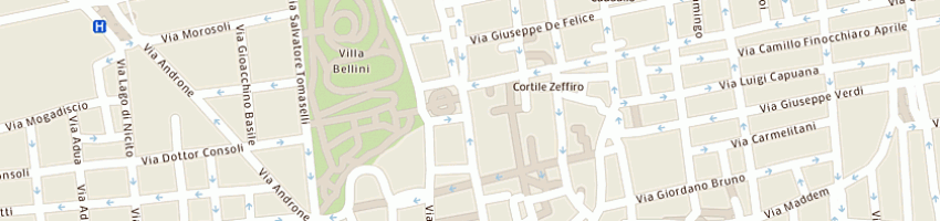 Mappa della impresa alberto saguto srl a CATANIA